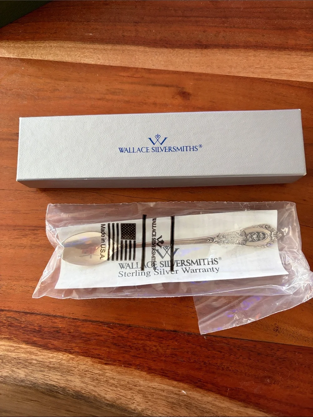 MINT New Wallace ROSE POINT Sterling Silver 6